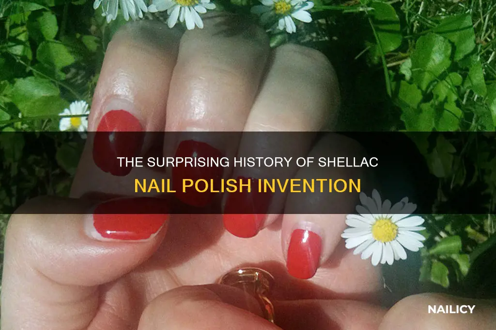 when was shellac nail polish invented