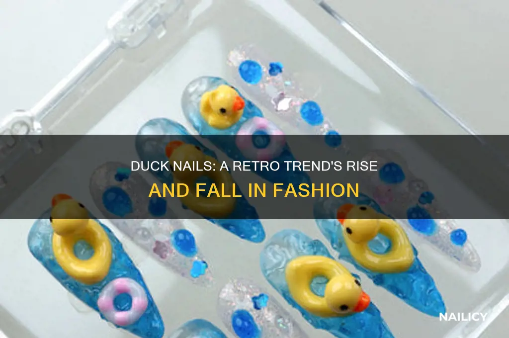 when were duck nails popular
