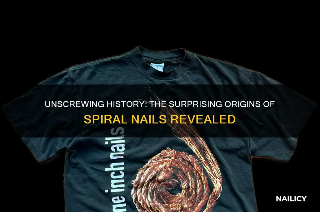 when were spiral nails invented