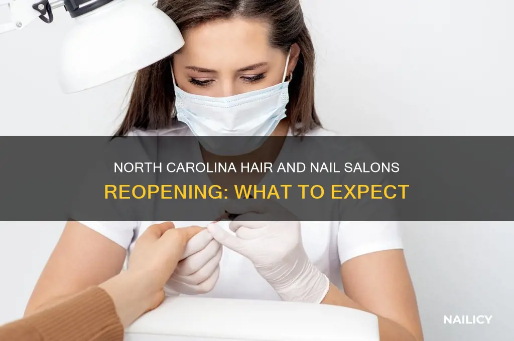 when will hair and nail salons open in north carolina