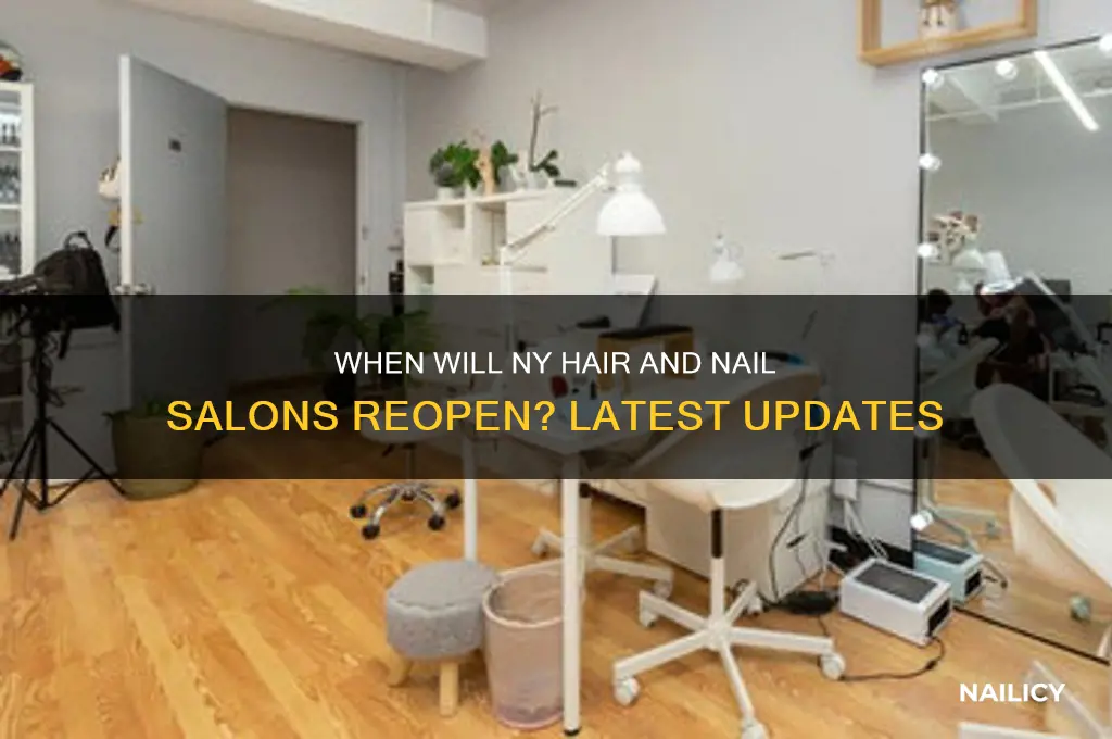 when will hair and nail salons reopen in ny