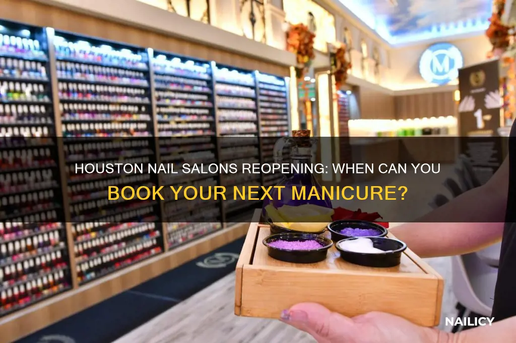 when will nail salons open in houston
