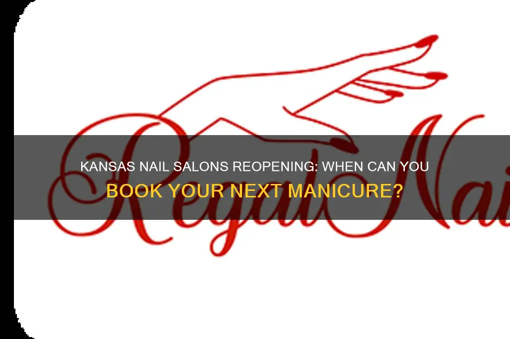 when will nail salons open in kansas