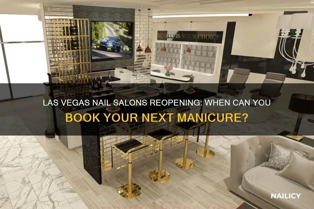 when will nail salons open in las vegas