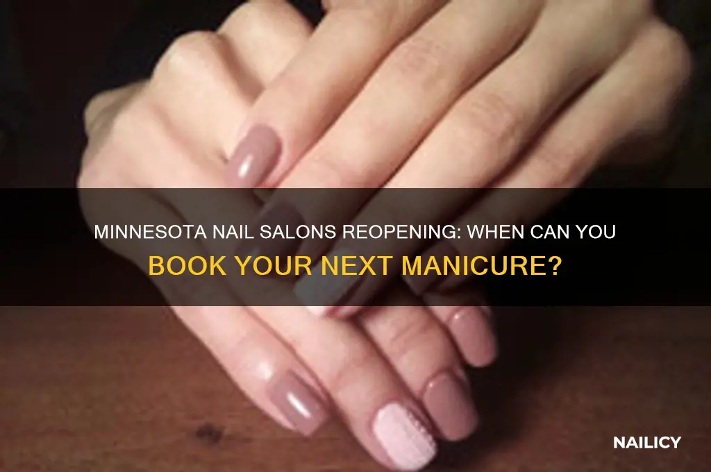 when will nail salons open in minnesota