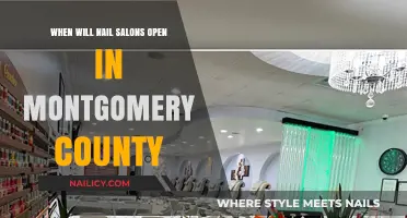 When Will Nail Salons Reopen in Montgomery County?