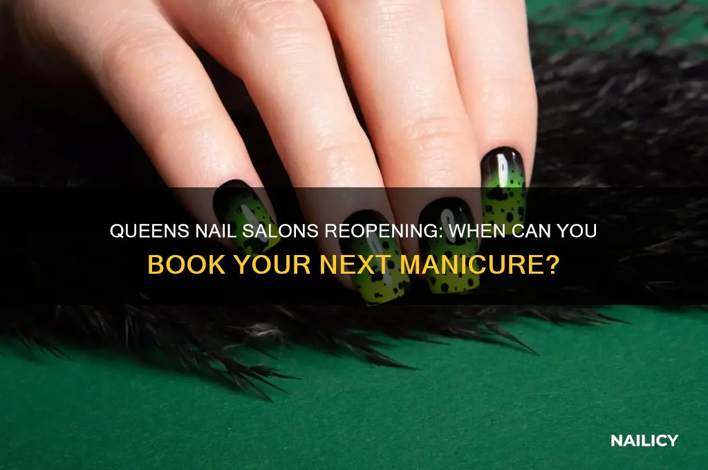 when will nail salons open in queens