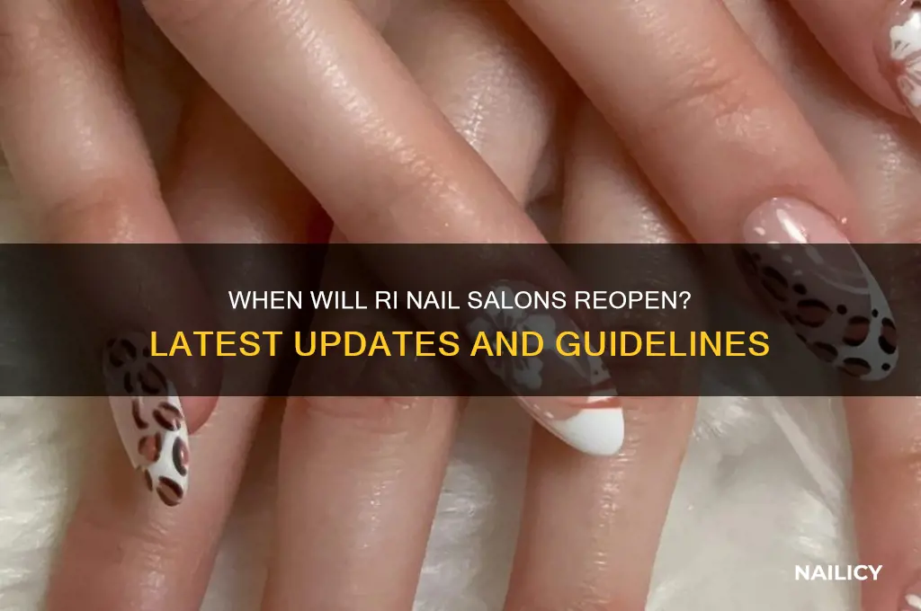 when will nail salons open in ri