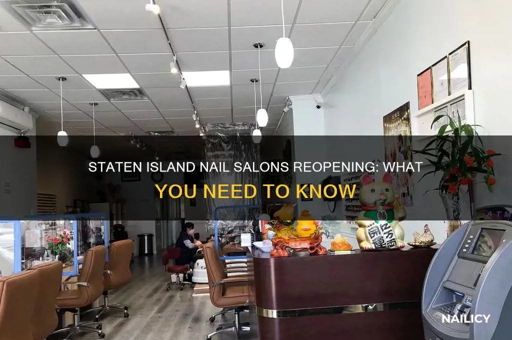 when will nail salons open in staten island