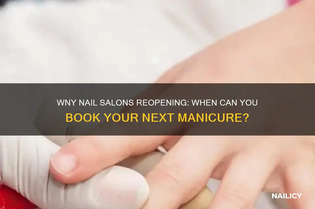 when will nail salons open in wny