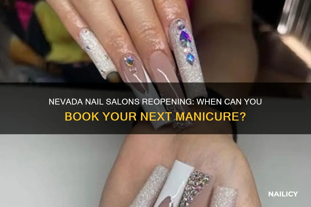 when will nail salons reopen in nevada