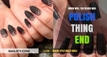 The Timeless Trend: When Will Black Nail Polish Fade?