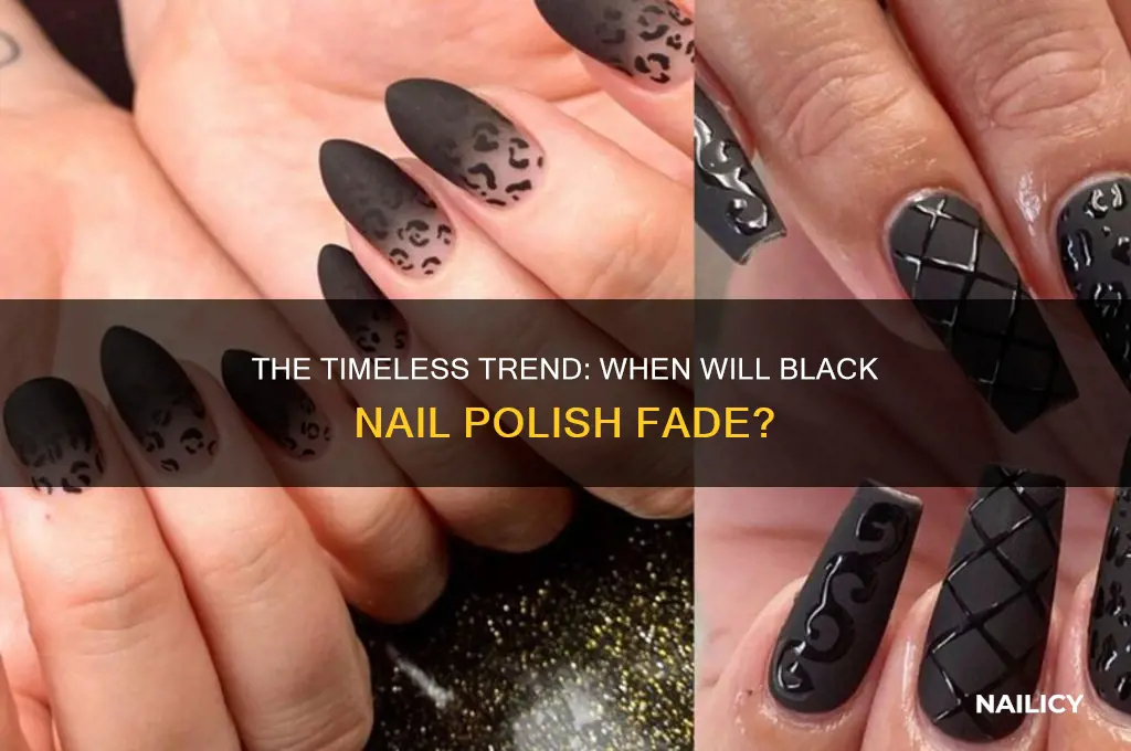 when will the black nail polish thing end