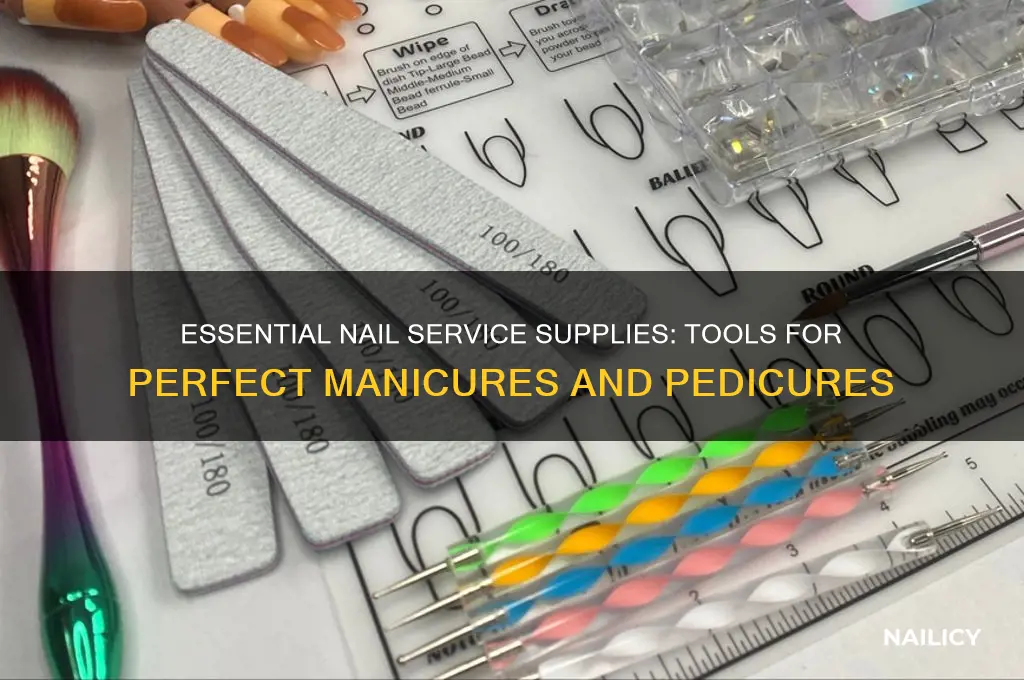 when you perform nail services those supplies