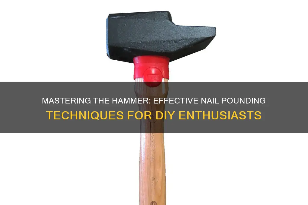 when you pound a nail with a hammer