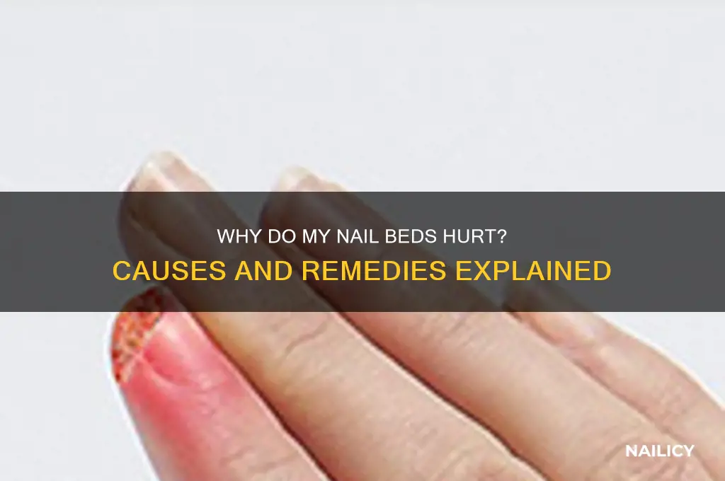 when your nail beds hurt