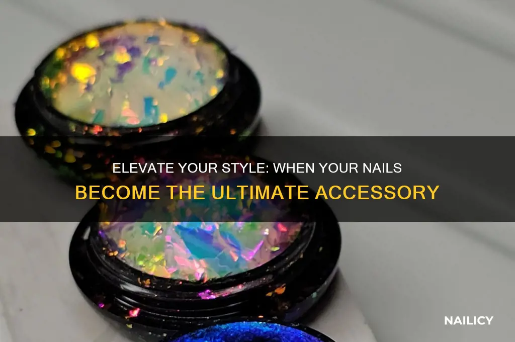 when your nails are accesories