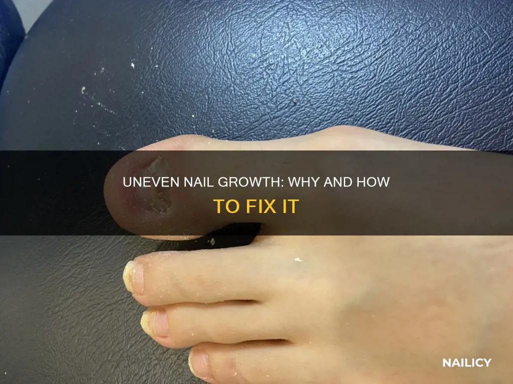 when your nails are growing at different pace