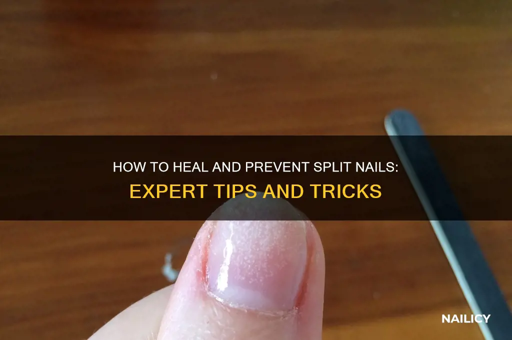 when your nails split