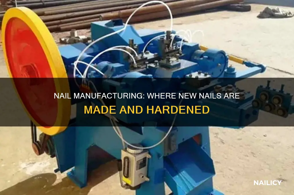 where are new nails made and hardened