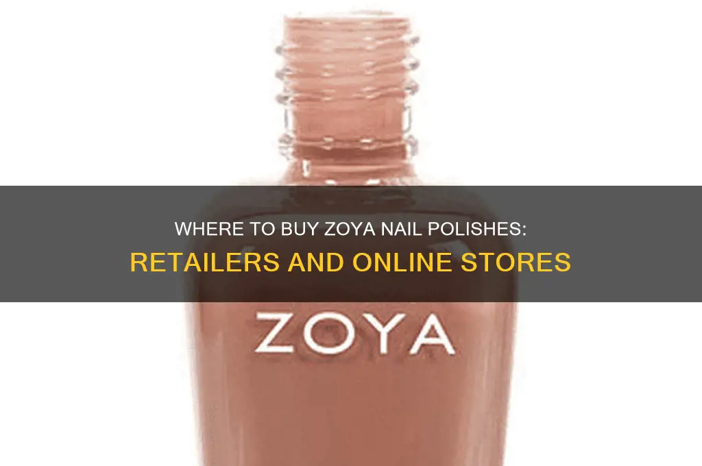 where are zoya nail polishes sold