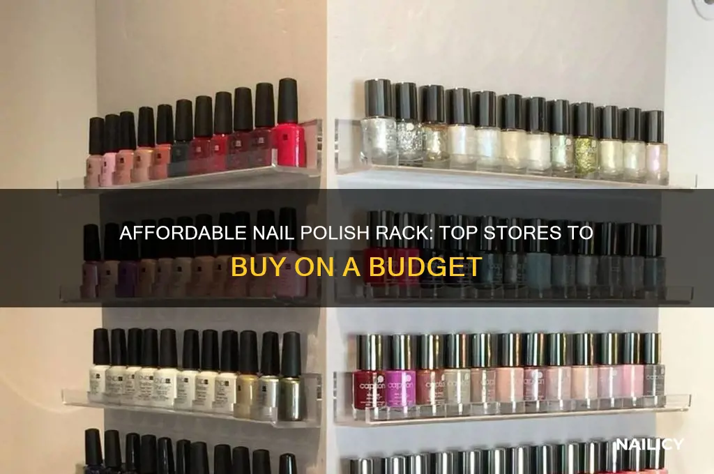 where can i buy a cheap nail polish rack