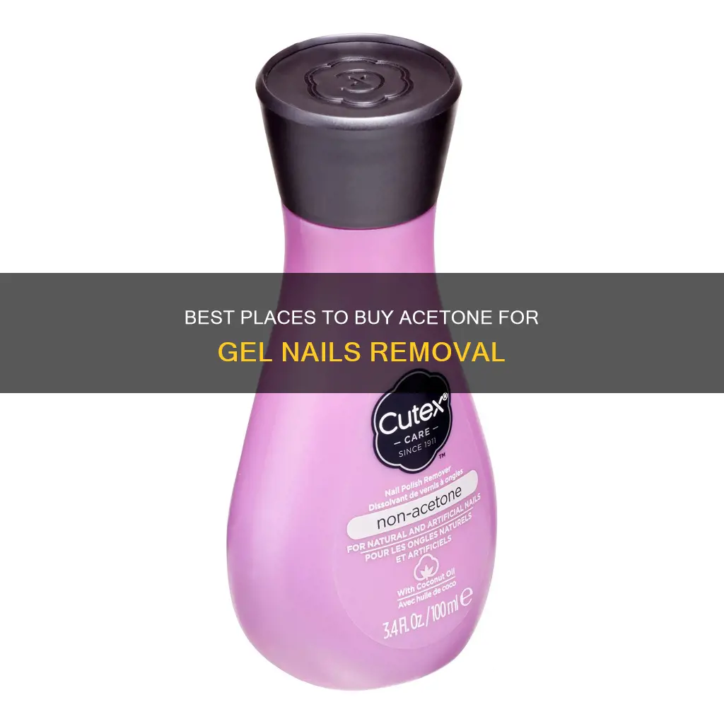 where can i buy acetone to remove gel nail polish