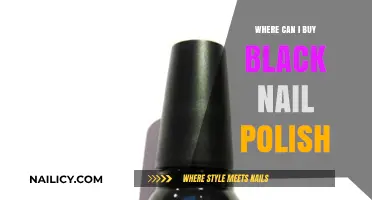 Where to Buy Black Nail Polish: Top Retailers and Online Stores