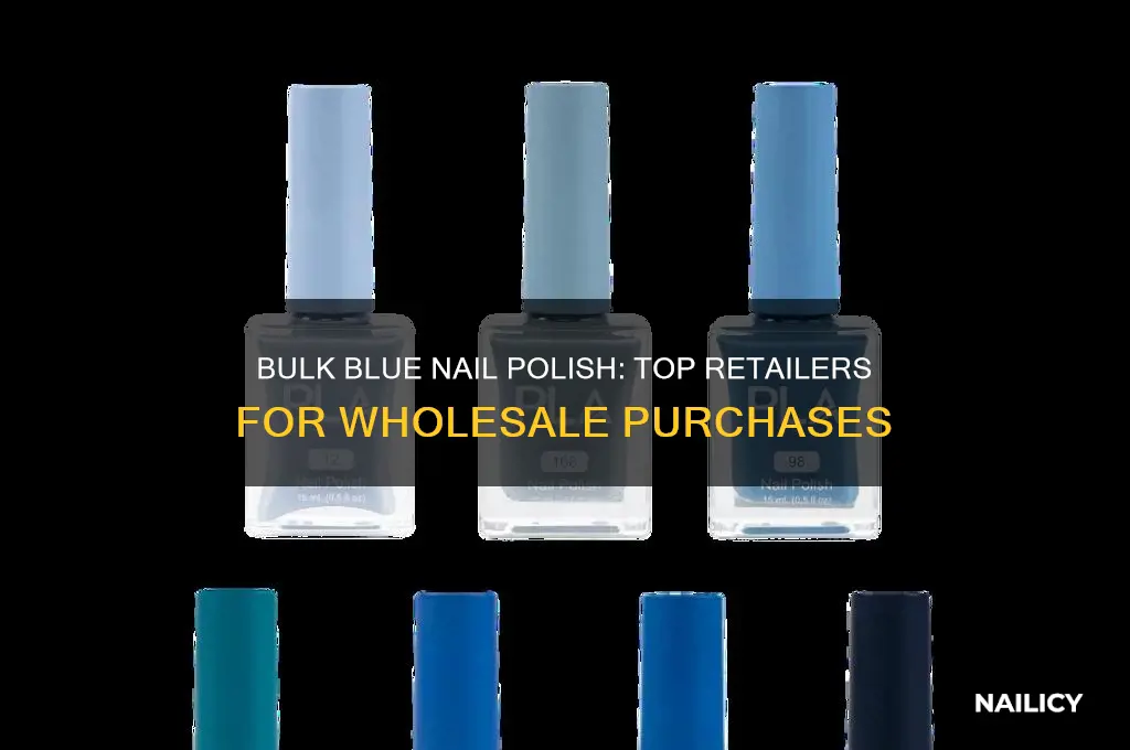 where can i buy blue nail polish in bulk