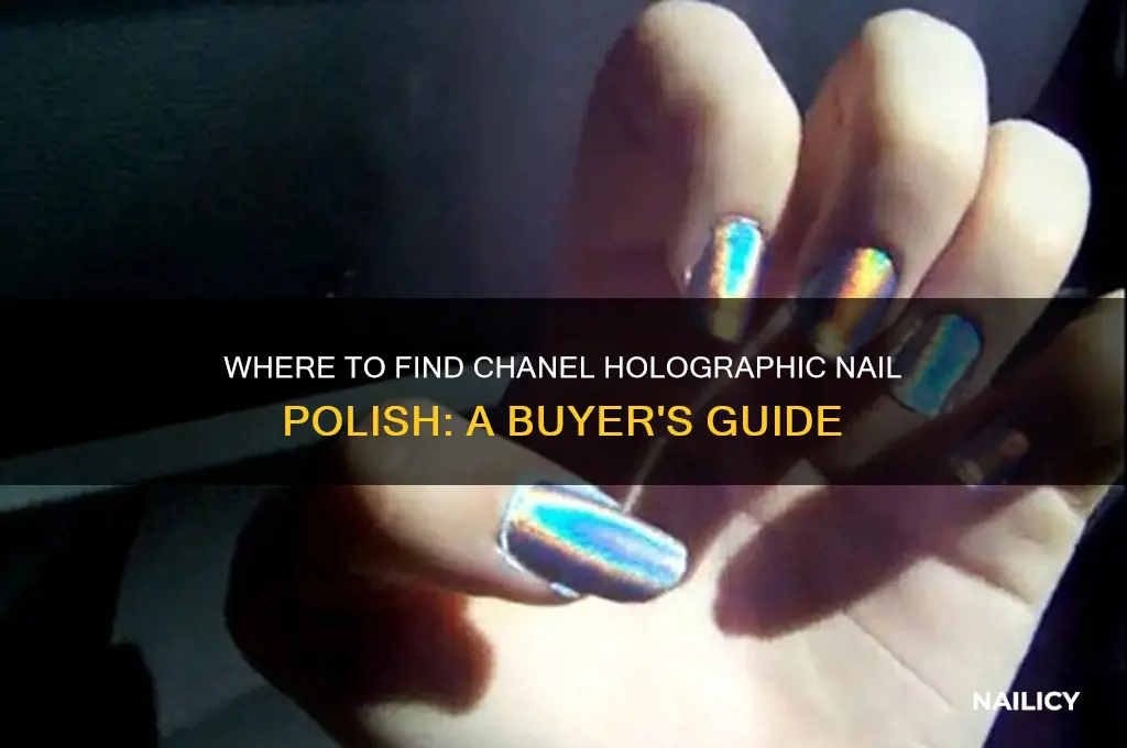 where can i buy chanel holographic nail polish