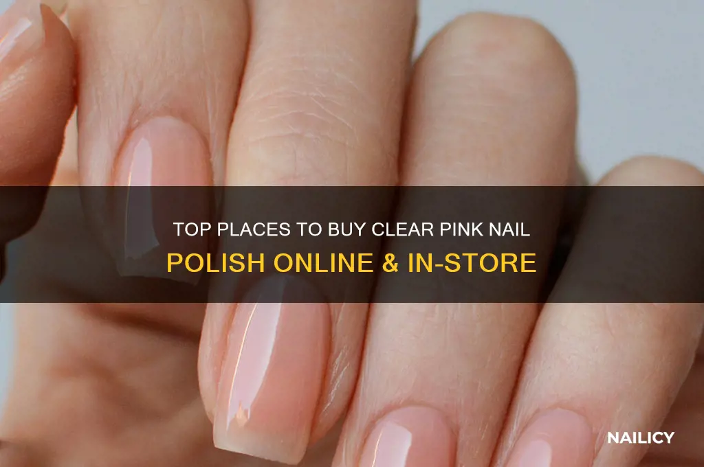 where can i buy clear pink nail polish