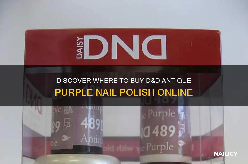 where can i buy d&d nail polish antique purple