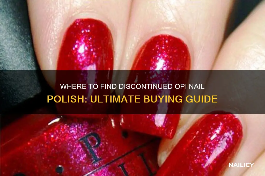 where can i buy discontinued opi nail polish