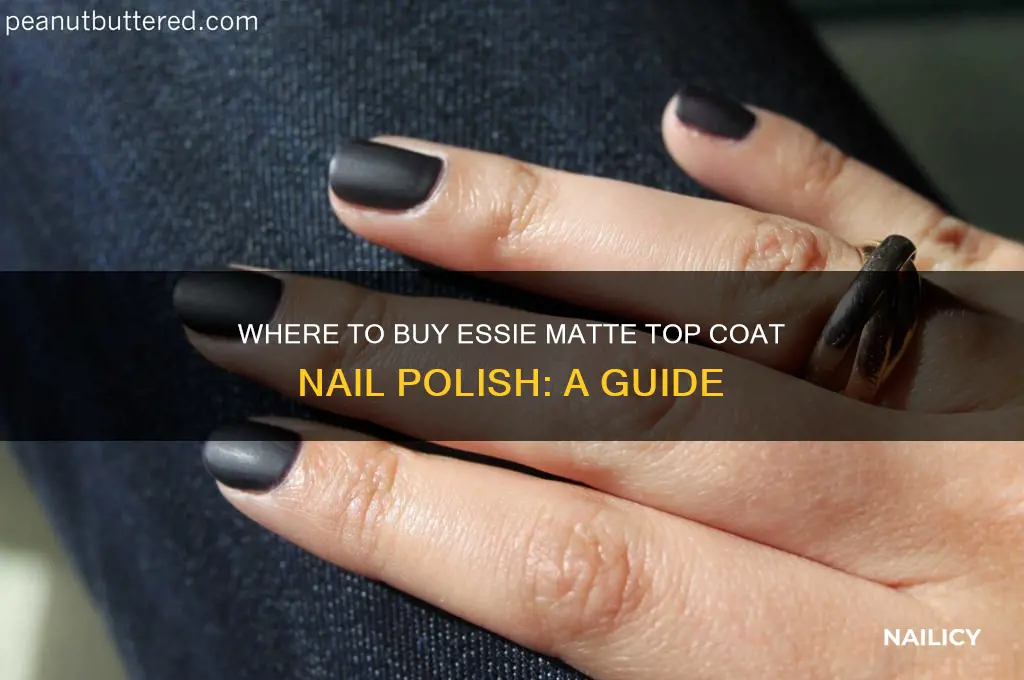 where can i buy essie matte top coat nail polish