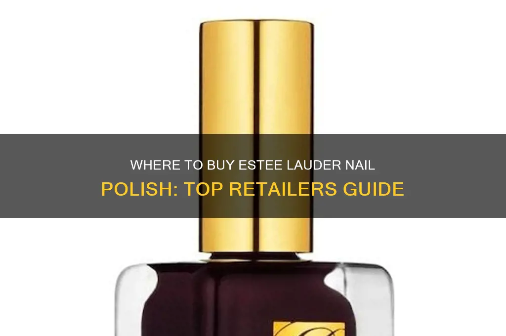 where can i buy estee lauder nail polish
