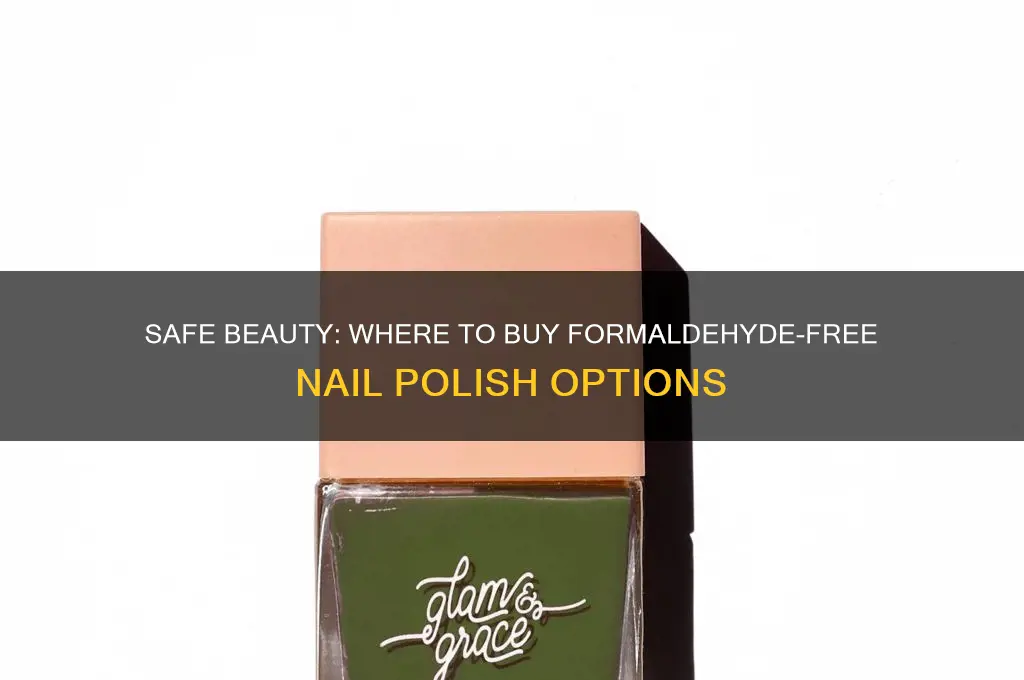 where can i buy formaldehyde free nail polish