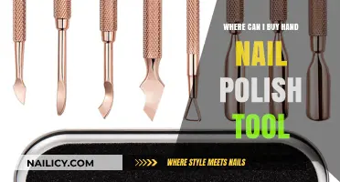 Where to Buy Hand Nail Polish Tools: Top Retailers and Online Stores