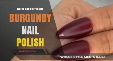 Best Places to Buy Matte Burgundy Nail Polish Online & In-Store