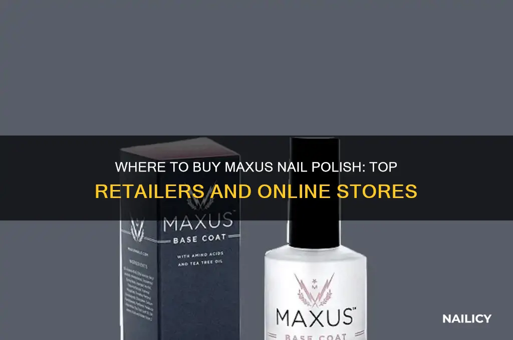 where can i buy maxus nail polish