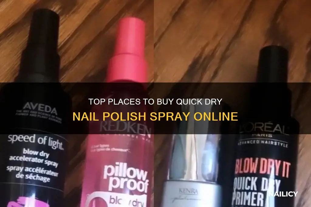 where can i buy quick dry nail polish spray
