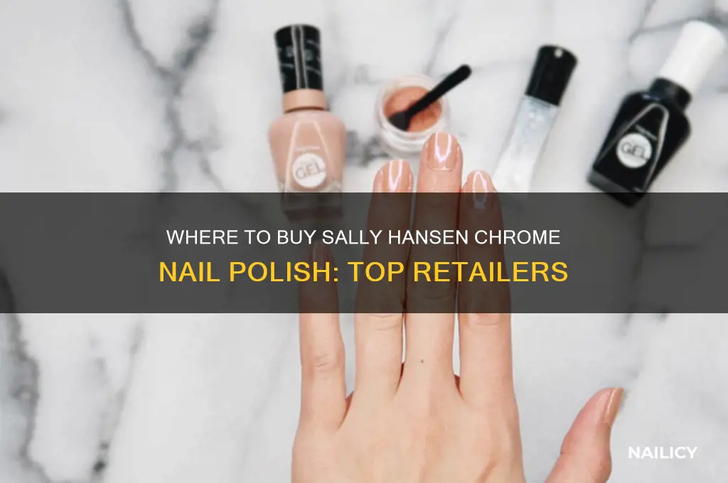 where can i buy sally hansen chrome nail polish