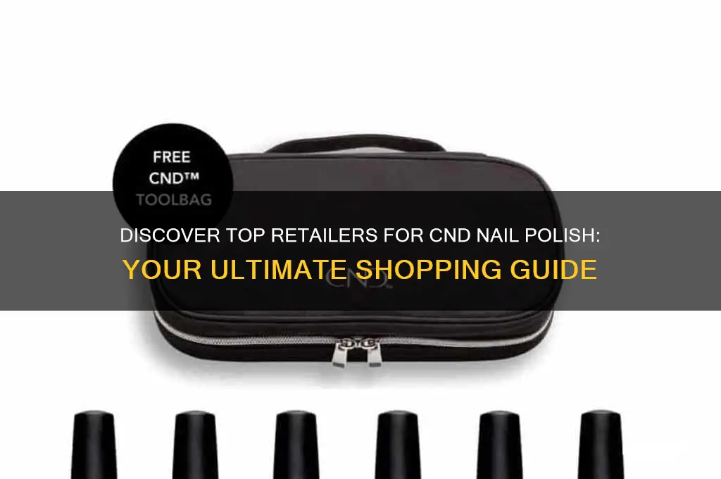 where can i find cnd nail polish