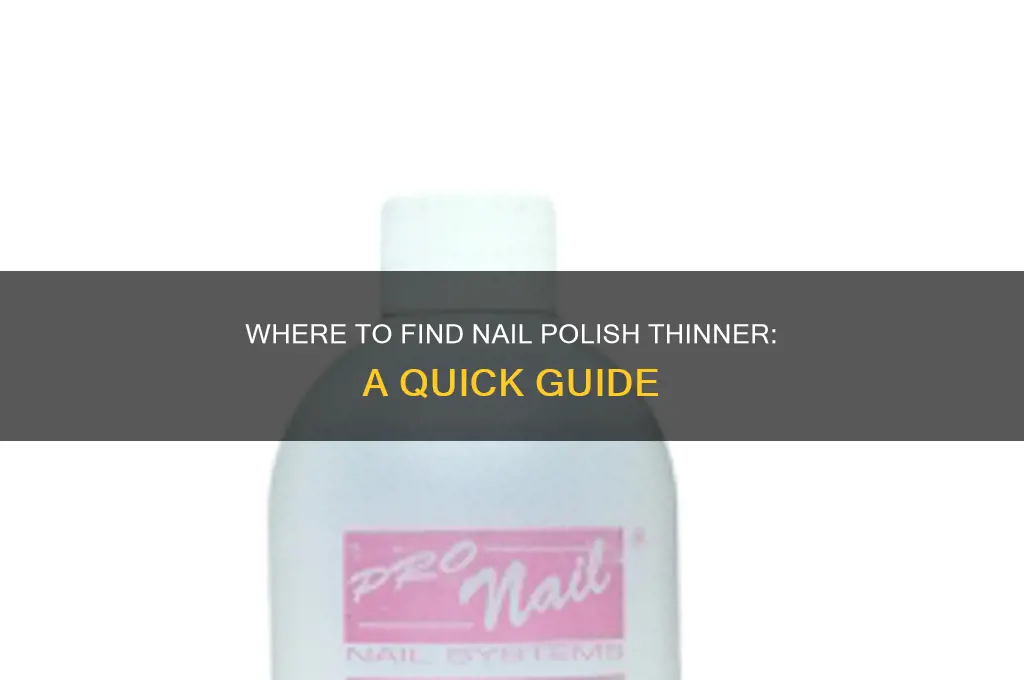 where can i find nail polish thinner
