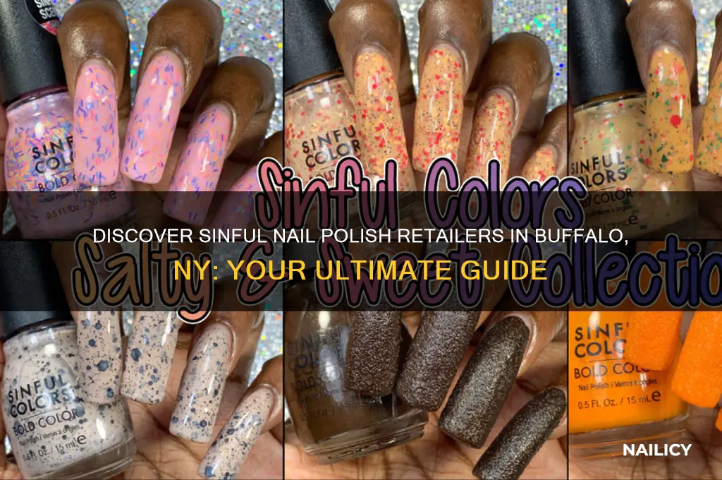 where can i find sinful nail polish in bflo ny