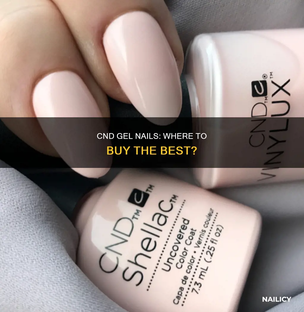 where can you buy cnd gel nails