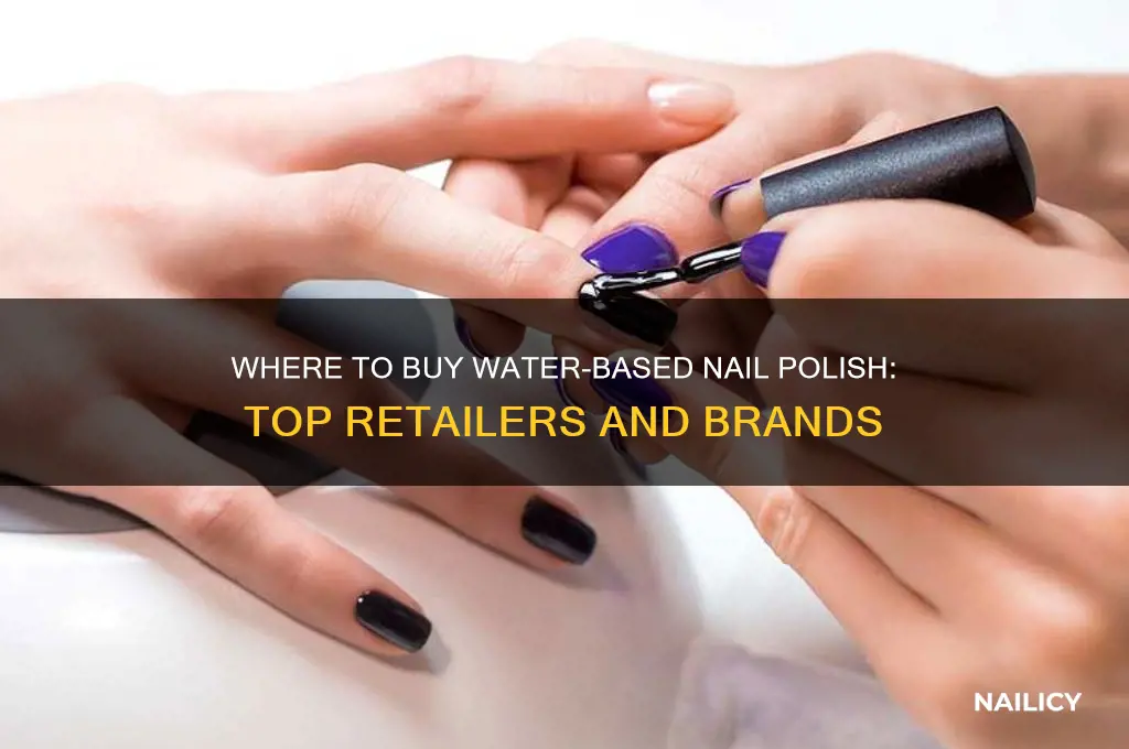 where can you buy water-based nail polish