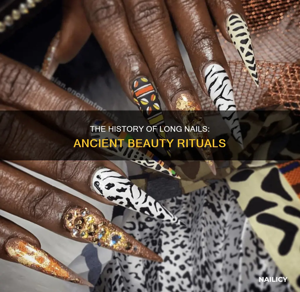 where did long nails originate from