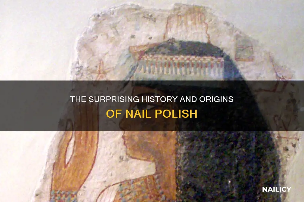 where did nail polish come from