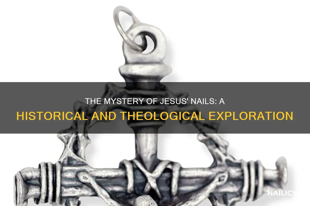 where did the nails go in jesus