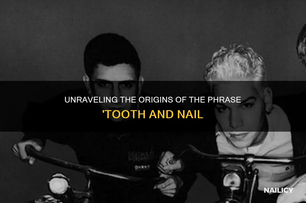 where did tooth and nail come from